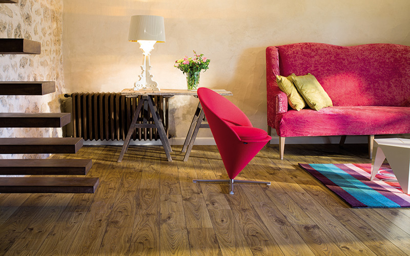 salon sofa rojo